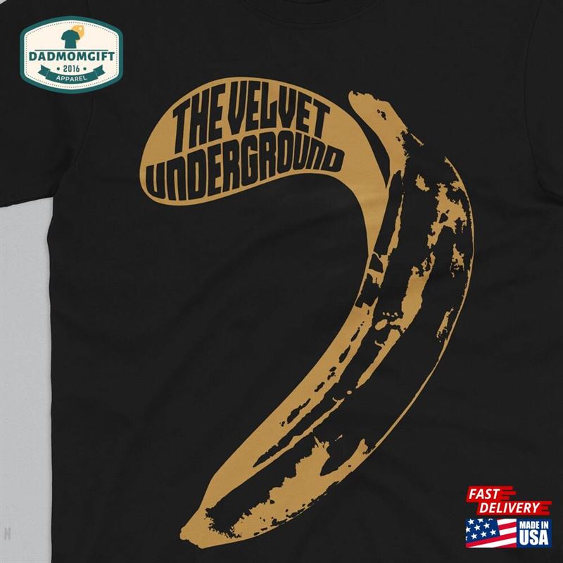 The Velvet Underground Andy Warhol Black Unisex T-Shirt Classic Hoodie