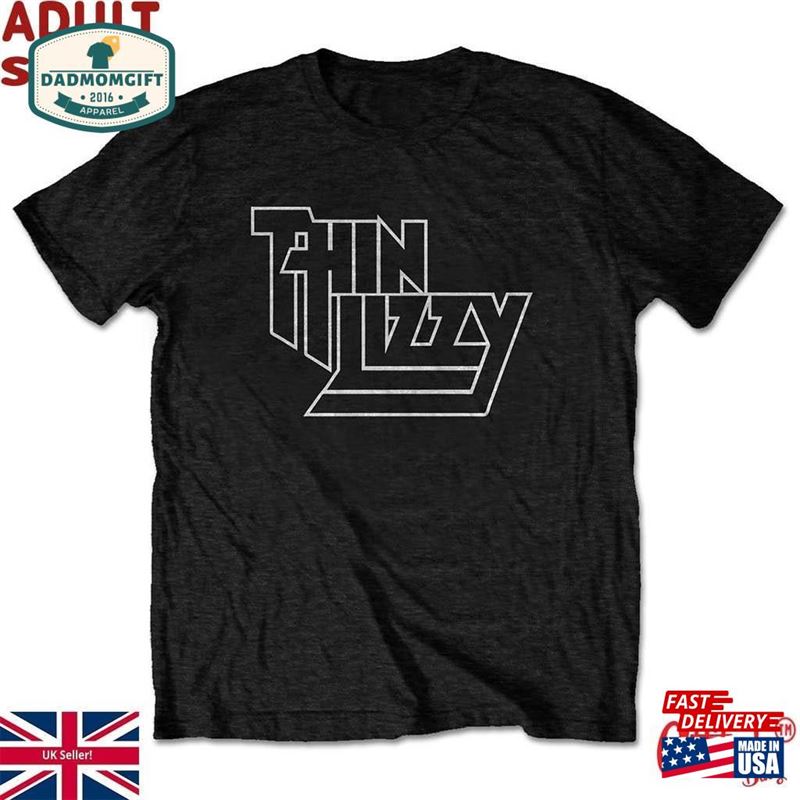 Thin Lizzy T-Shirts Adult Unisex Original Logo Sweatshirt T-Shirt