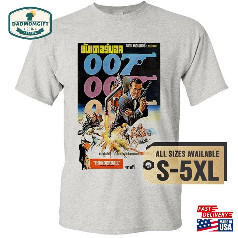 Thunderball 1965 V10 Multicolor T-Shirt All Sizes S 5Xl Unisex Classic