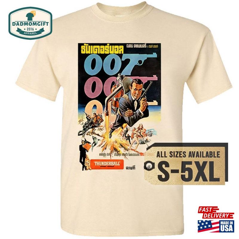 Thunderball 1965 V10 Multicolor T-Shirt All Sizes S 5Xl Unisex Classic