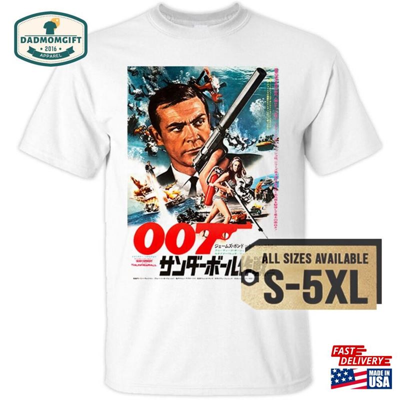 Thunderball 1965 V4 Multicolor T-Shirt All Sizes S 5Xl Classic