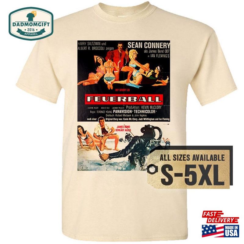 Thunderball 1965 V8 Multicolor T-Shirt All Sizes S 5Xl Hoodie Unisex