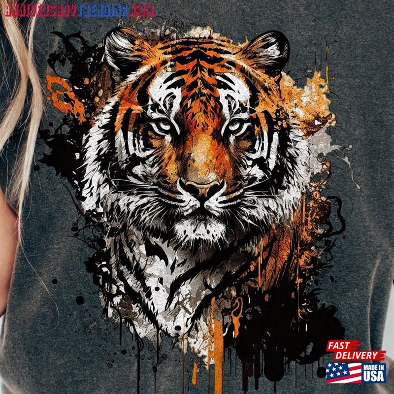 Tiger Shirt Trendy Comfort Colors Tshirt Cat Lover Gift T-Shirt Classic Unisex – Bipubunny Store