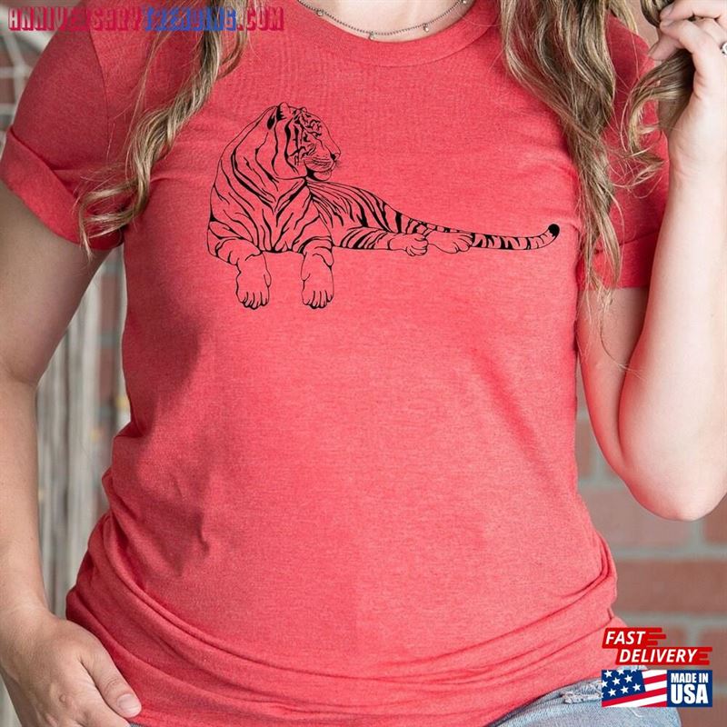 Tiger T-Shirt Graphic Tees For Women Gifts Woman Hoodie – Bipubunny Store