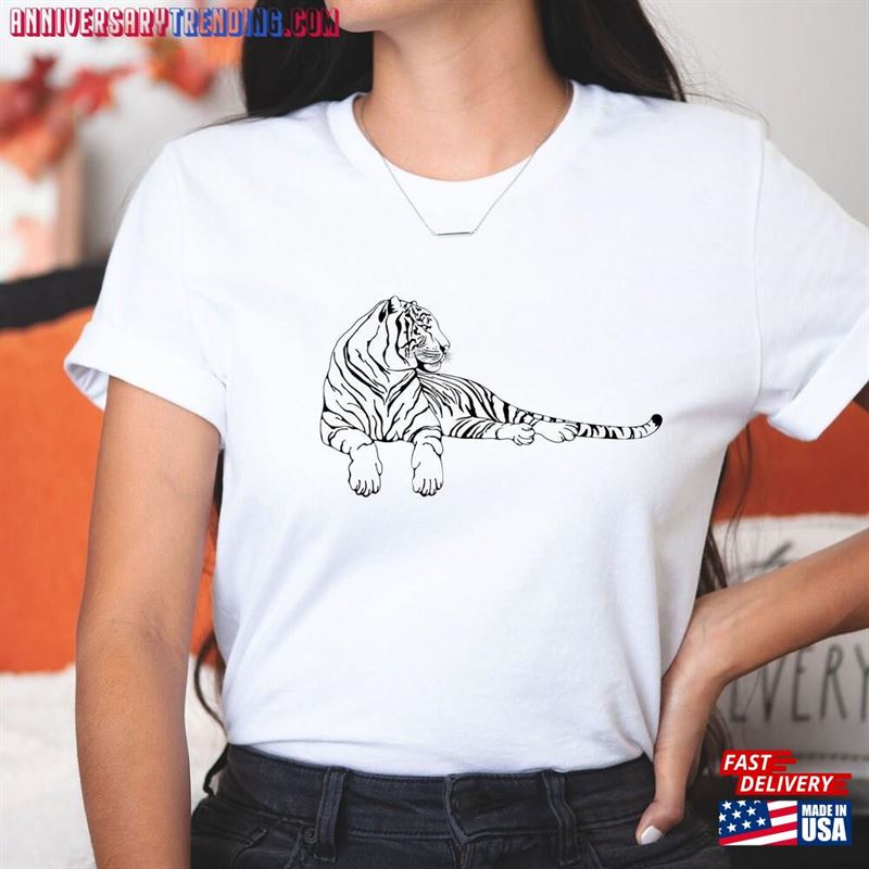 Tiger T-Shirt Graphic Tees For Women Gifts Woman Hoodie – Bipubunny Store