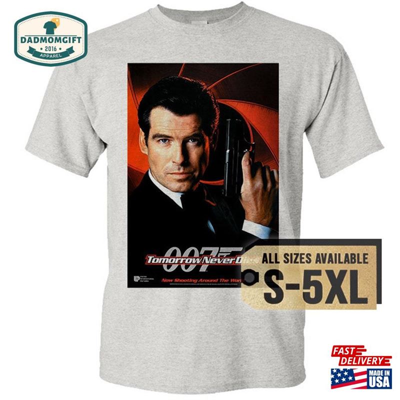 Tomorrow Never Dies 1997 V2 Multicolor T-Shirt All Sizes S 5Xl Classic