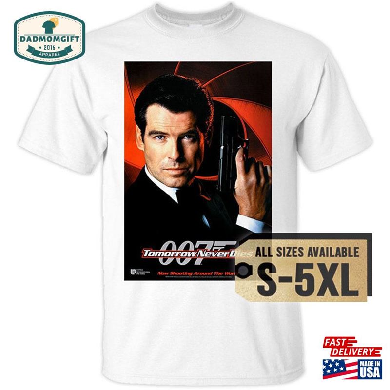 Tomorrow Never Dies 1997 V2 Multicolor T-Shirt All Sizes S 5Xl Classic