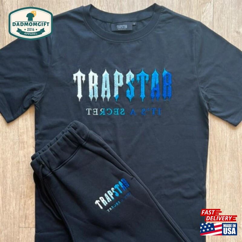 Trapstar Black Set T-Shirt Shorts Summer Wear Central Cee Hiphop It Sweatshirt