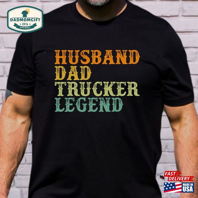 Trucker Tshirt Fathers Day Gift For Him Sweatshirt Hoodie