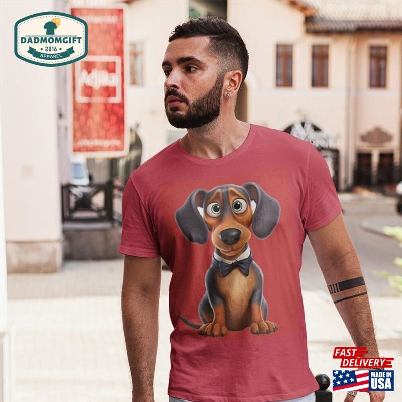 Tuxedo Pup Whimsicle Men Junior Tee Shirt T-Shirt Hoodie