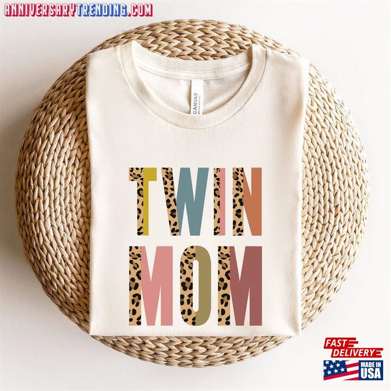 Twin Mom Crewneck T-Shirt Win Mama Shirt Sweatshirt -Bipubunny Store