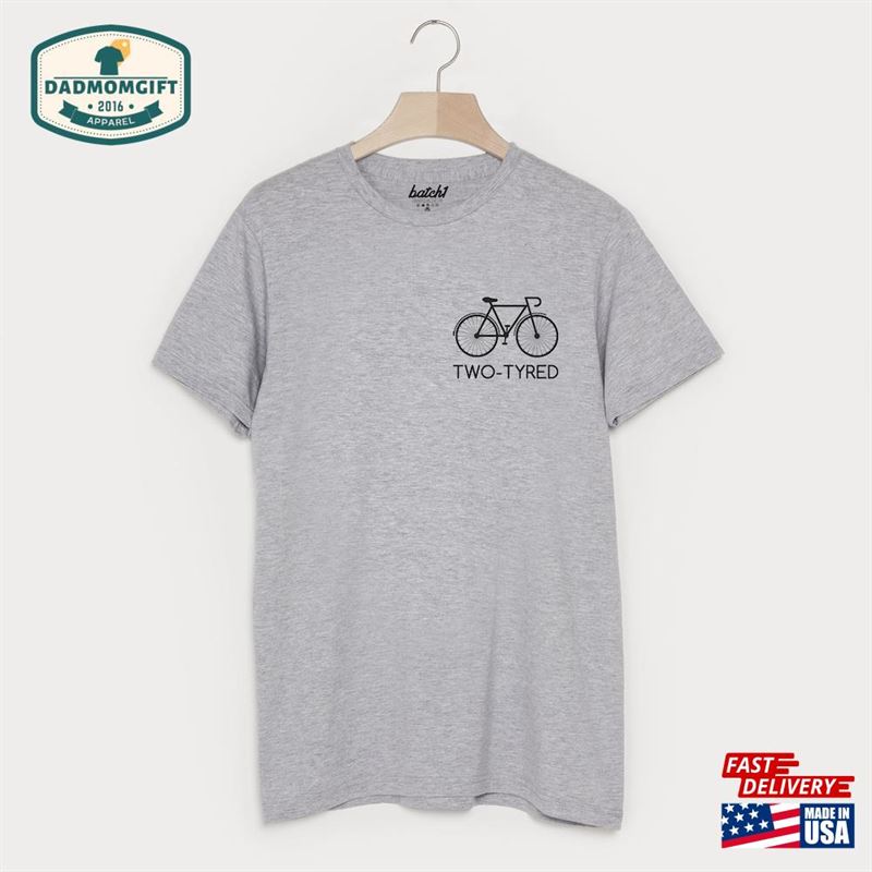 Two Tyred Men’s Cycling Slogan T-Shirt Sweatshirt