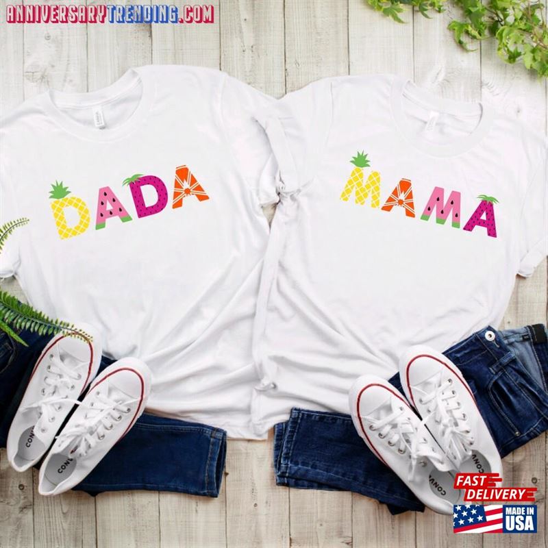 Twotti Fruitti Mom Birthday Shirt Dad 2Nd Sweatshirt T-Shirt – Bipubunny Store