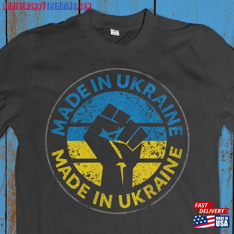 Ukraine Pride Shirt Mens Ukrainian Patriotic Tee Flag Classic T-Shirt – Bipubunny Store