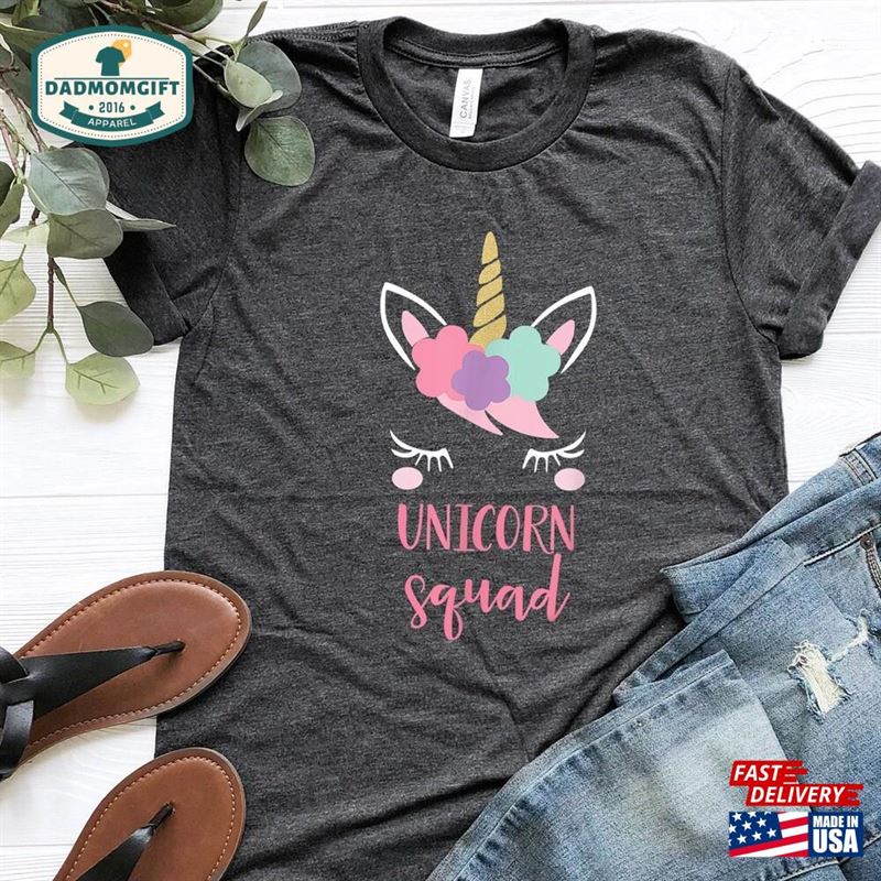 Unicorn Squad T-Shirt Cute Shirt Lover Tee Unisex