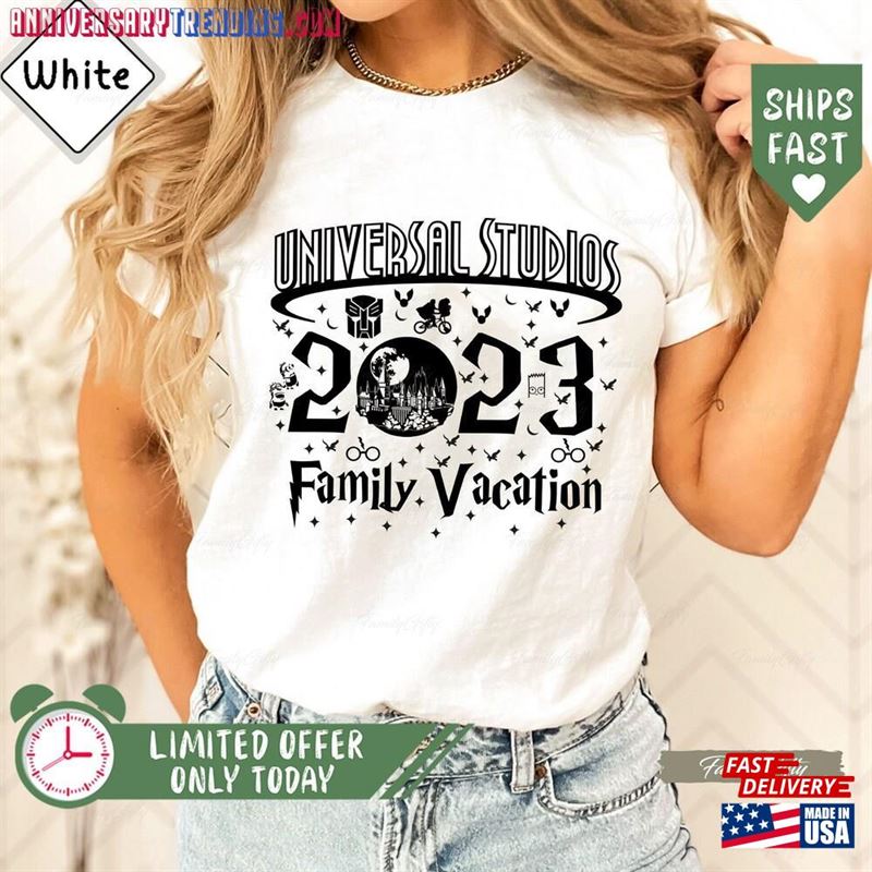 Universal Studios Shirt Gift For Nerd Trip Wizard House School Shirts Family T-Shirt Sweatshirt -Bipubunny Store