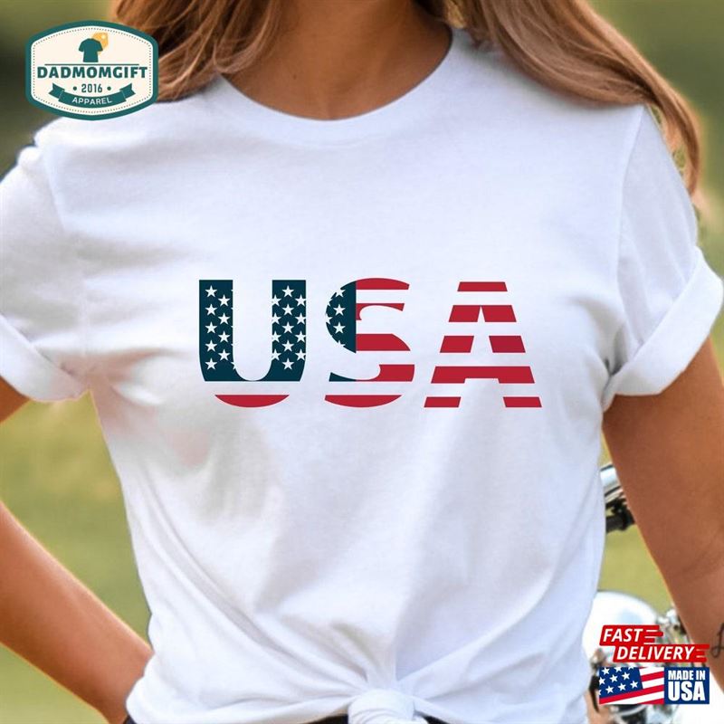 Usa Shirt 4Th Of July America Patriotic Classic T-Shirt