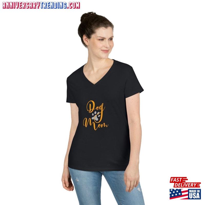 V Neck T-Shirt For Dog Lovers And Moms Sweatshirt Hoodie -Bipubunny Store