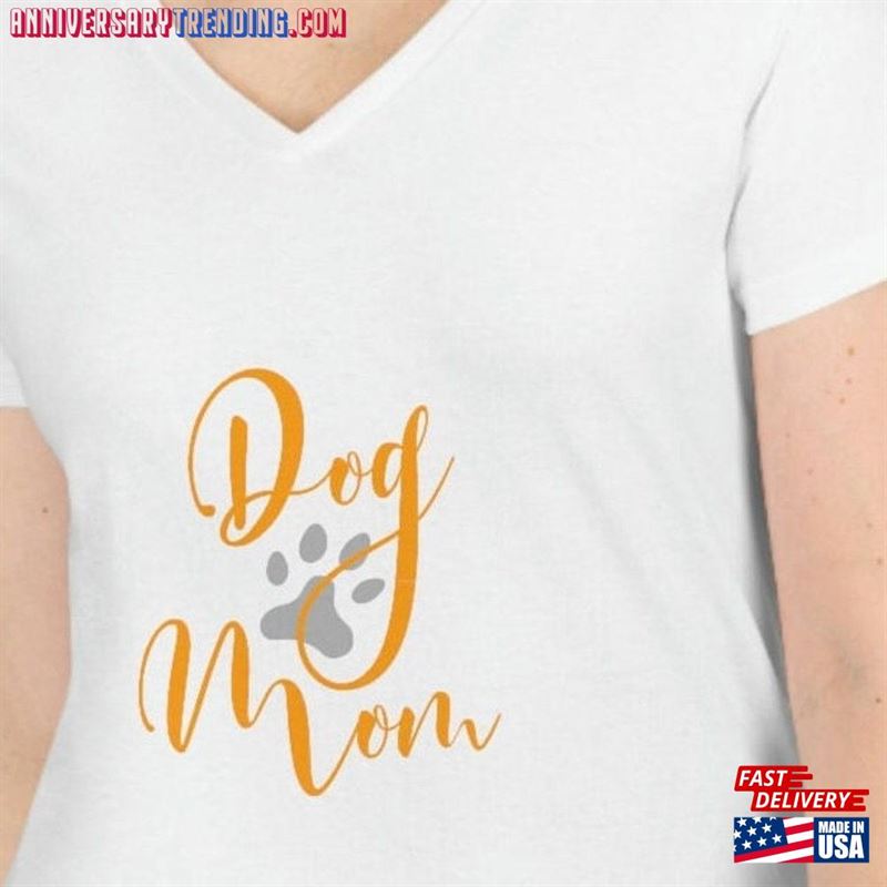 V Neck T-Shirt For Dog Lovers And Moms Sweatshirt Hoodie -Bipubunny Store