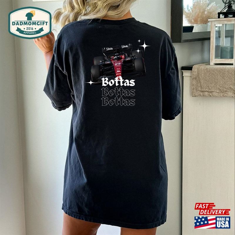 Valtteri Bottas 77 Alfa Romeo F1 Tee Black Comfort Colors Vintage Style Tshirt Sweatshirt Unisex