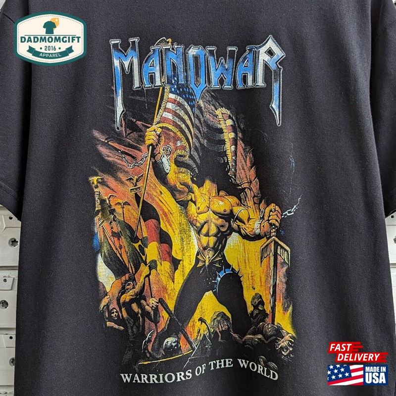 Vintage 00S Manowar T-Shirt Unisex Sweatshirt