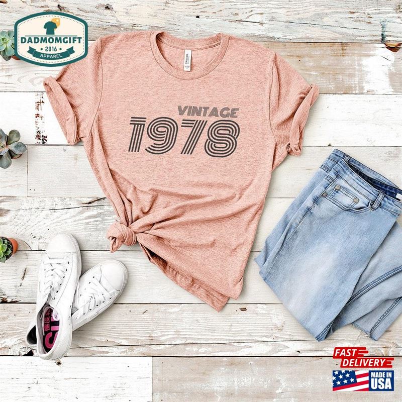 Vintage 1978 Birthday T-Shirt Hoodie