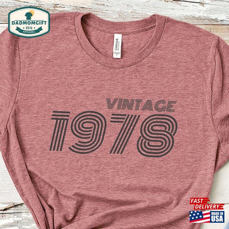 Vintage 1978 Birthday T-Shirt Hoodie