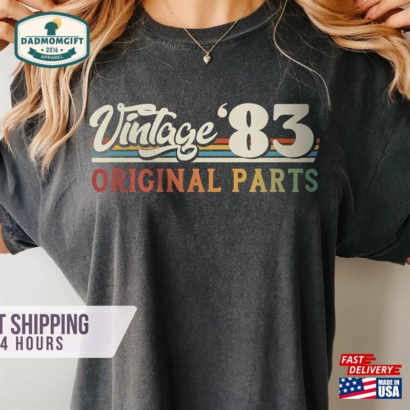 Vintage 1983 T-Shirt Birthday Shirt Sweatshirt Classic