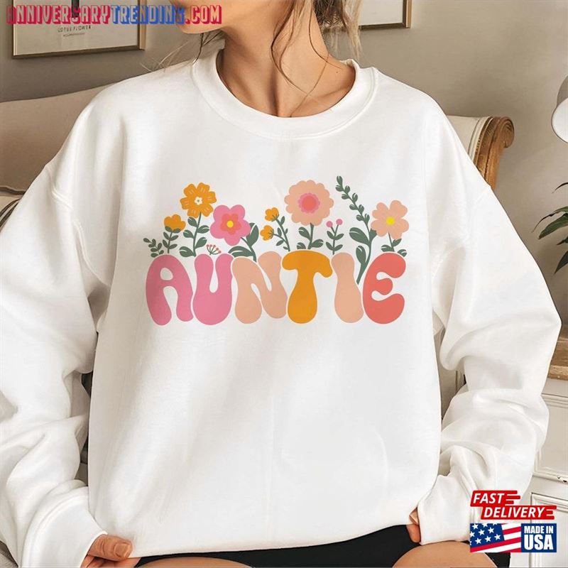 Vintage Aunt Shirt Gift For Retro Auntie T-Shirt Hoodie – Bipubunny Store