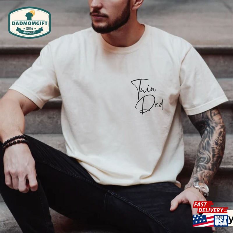 Vintage Comfort Colors Twin Dad Shirt Hoodie T-Shirt Vintage Comfort Colors Twin Dad Shirt Hoodie T-Shirt