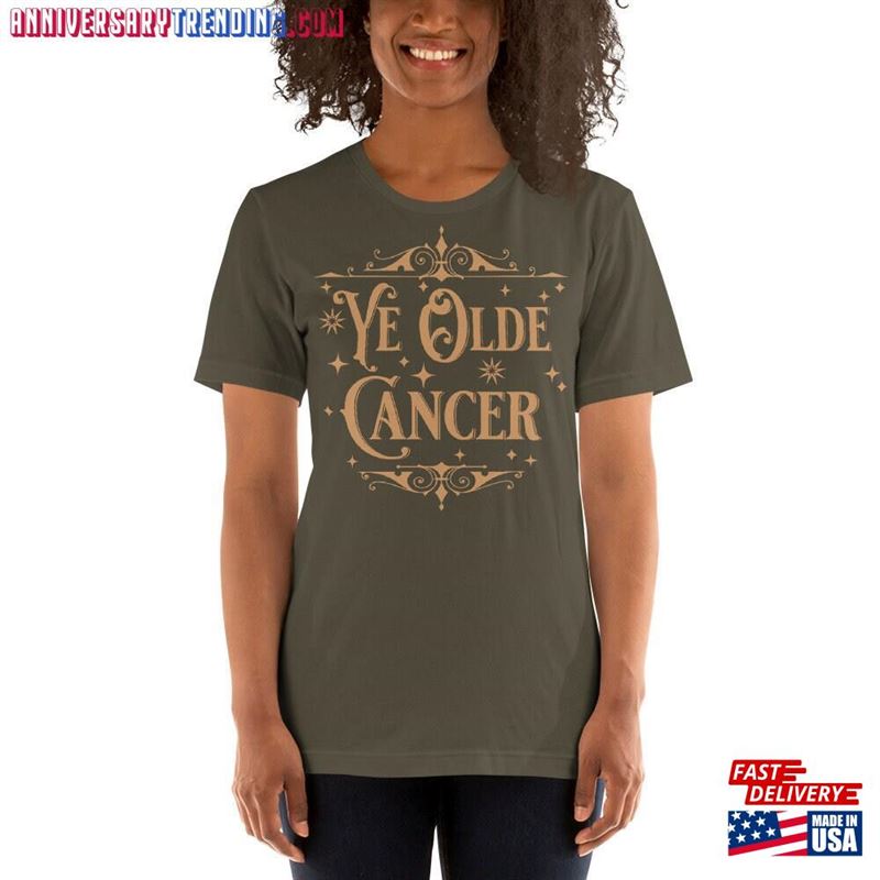 Vintage Hipster Look Zodiac Shirt For Cancer Sign Short Sleeve T-Shirt With Retro Style Hoodie Unisex – Bipubunny Store