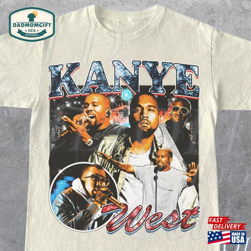 Vintage Inspired Graphic Rap T-Shirt 90S Hip Hop Style Shirt Kanye West Retro Y2k Tee Hoodie Classic