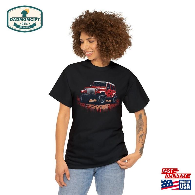 Vintage Jeep Adventures Car Roars To Life On This Epic T-Shirt Hoodie Unisex