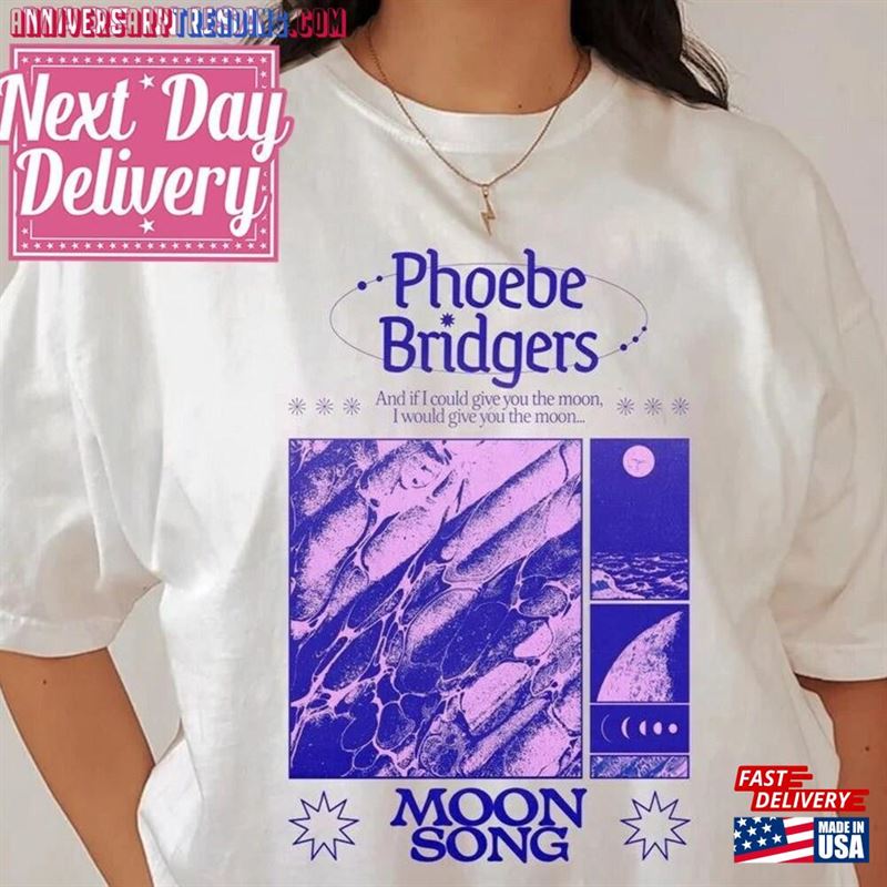 Vintage Phoebe Bridgers Moon Song Shirt Reunion Tour Music 2023 Sweatshirt Unisex – Bipubunny Store