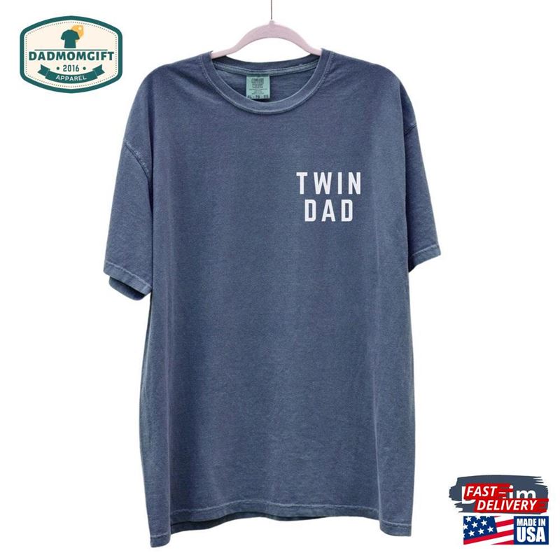 Vintage Twin Dad Comfort Colors Shirt Sweatshirt T-Shirt