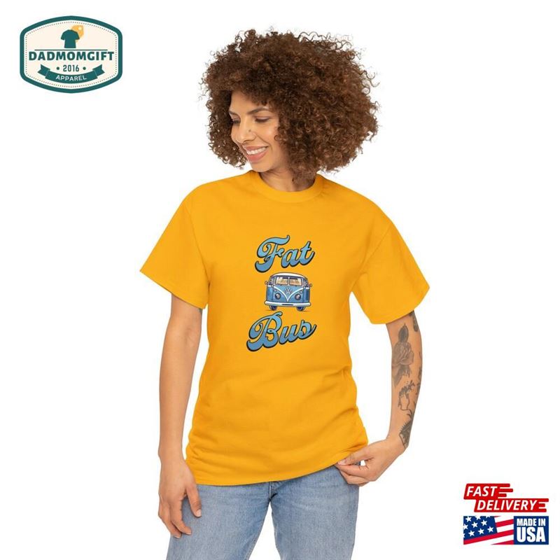 Vintage Vw Campervan T-Shirt Fat Bus Motorhome Sweatshirt Classic