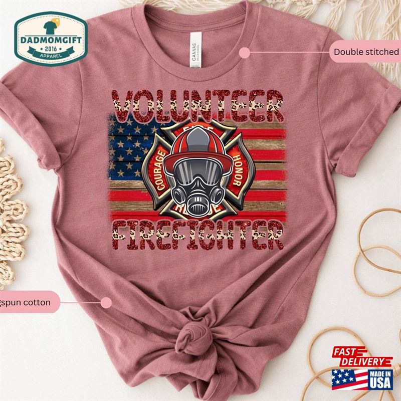 Volunteer Firefighter Shirt For Men Fireman Father’s Day Gift Sweatshirt Classic