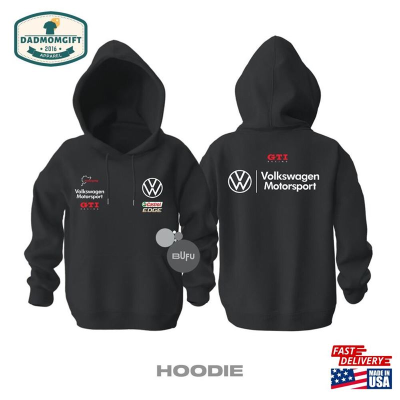 Vw Racing Hoodie For Car Lover Gift Her Vwr Owner T-Shirt Classic