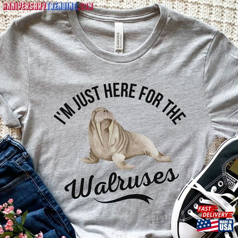 Walrus Shirt Gifts Funny T-Shirt Classic Sweatshirt – Bipubunny Store