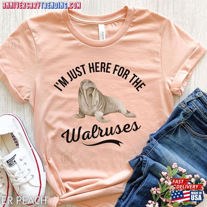 Walrus Shirt Gifts Funny T-Shirt Classic Sweatshirt – Bipubunny Store