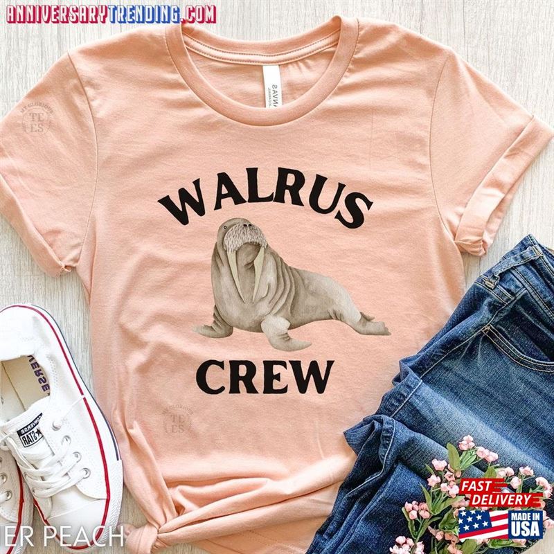 Walrus Shirt Gifts Funny T-Shirt Unisex – Bipubunny Store