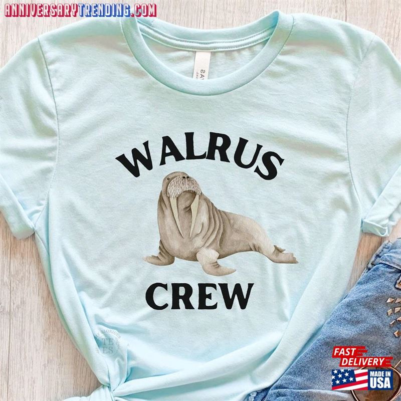 Walrus Shirt Gifts Funny T-Shirt Unisex – Bipubunny Store