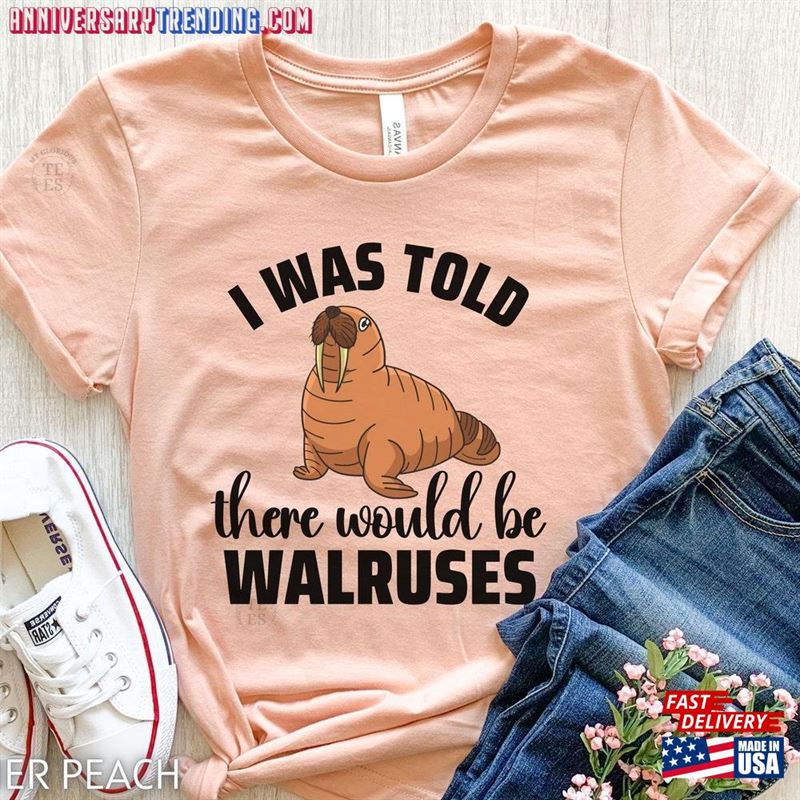 Walrus Shirt Gifts Funny T-Shirt Unisex Classic – Bipubunny Store