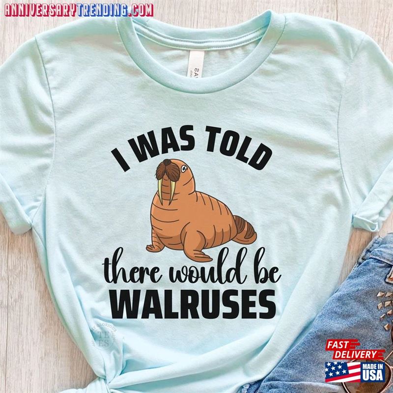 Walrus Shirt Gifts Funny T-Shirt Unisex Classic – Bipubunny Store