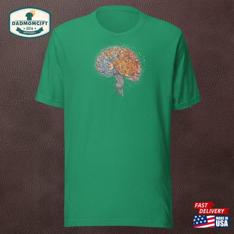 Watercolor Brain T-Shirt Classic Unisex