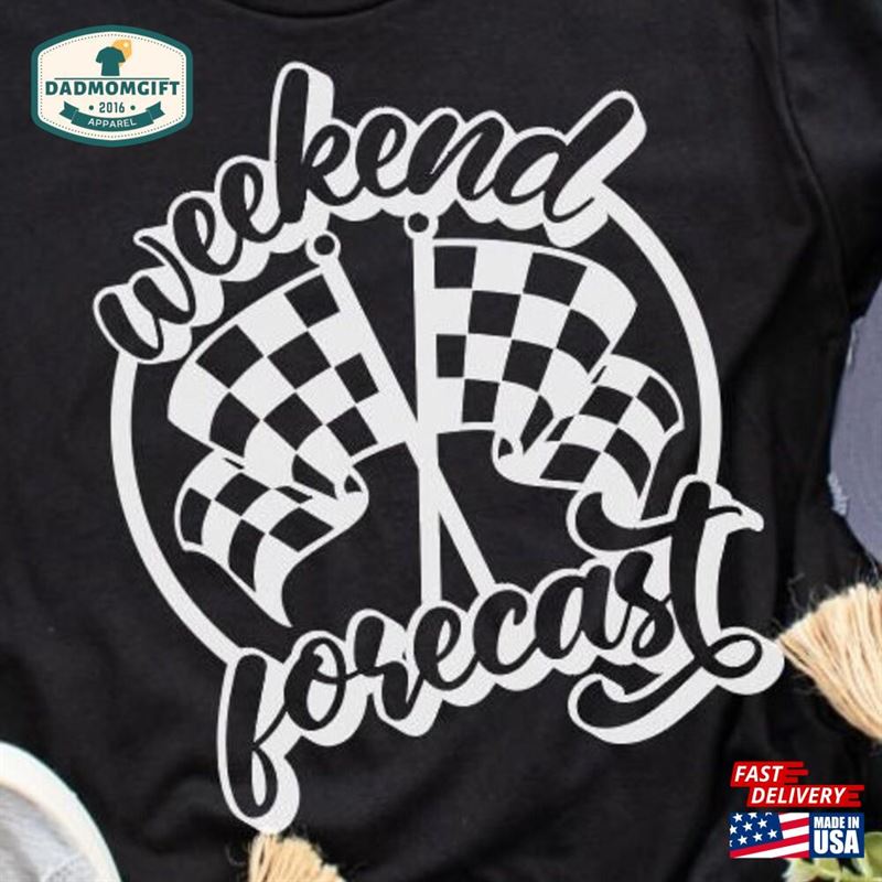 Weekend Forecast Shirt Weekends Are For Racing Bike Classic T-Shirt