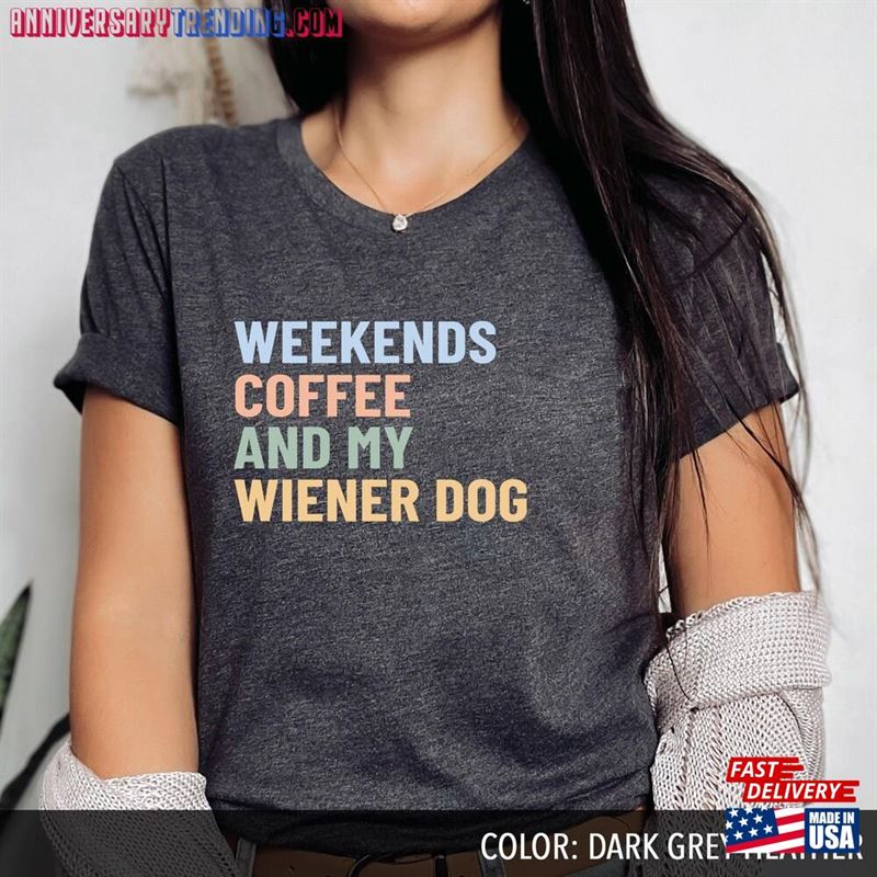 Wiener Dog Shirt Sweatshirt T-Shirt -Bipubunny Store