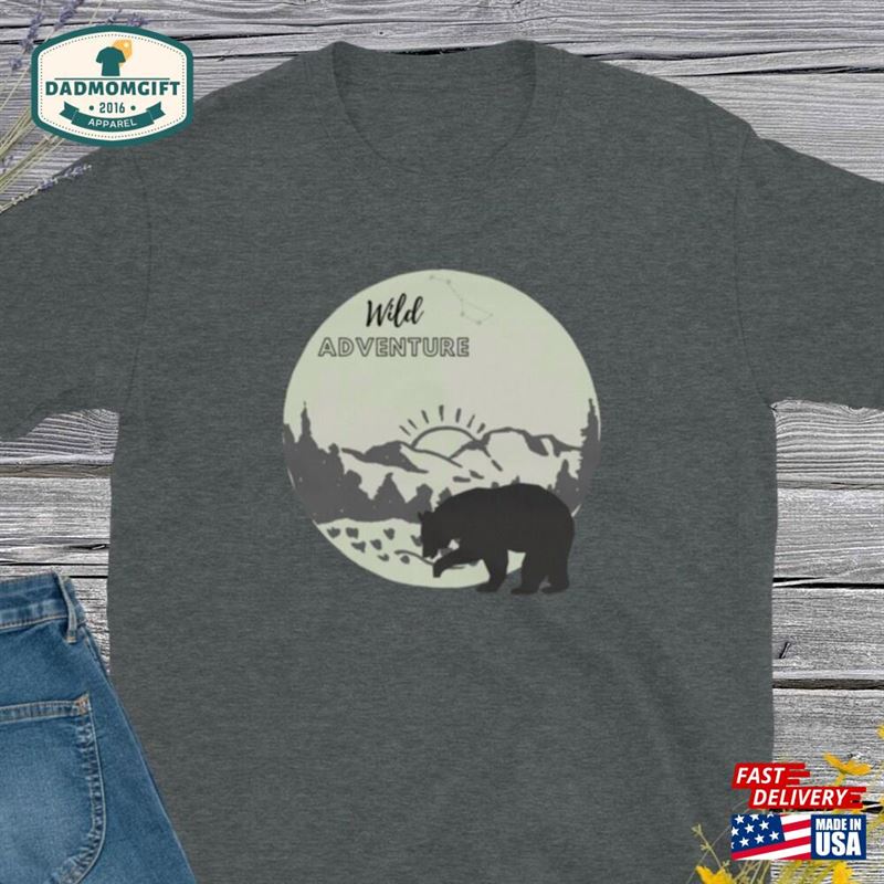 Wild Adventure Short Sleeve Unisex T-Shirt Men Sweatshirt