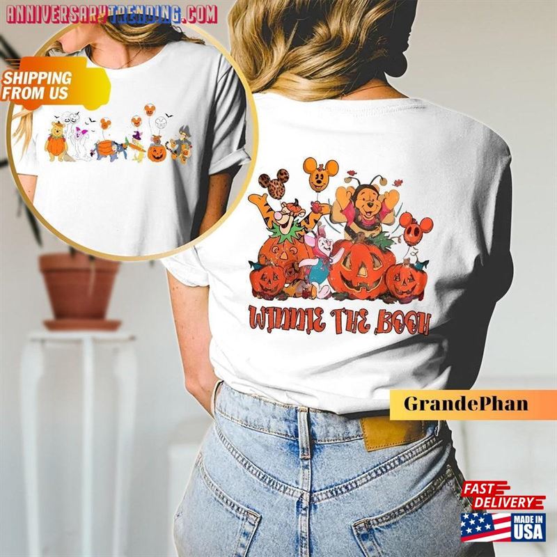 Winnie The Pooh Halloween Shirts And Friends Shirt Sweatshirt Unisex – Bipubunny Store