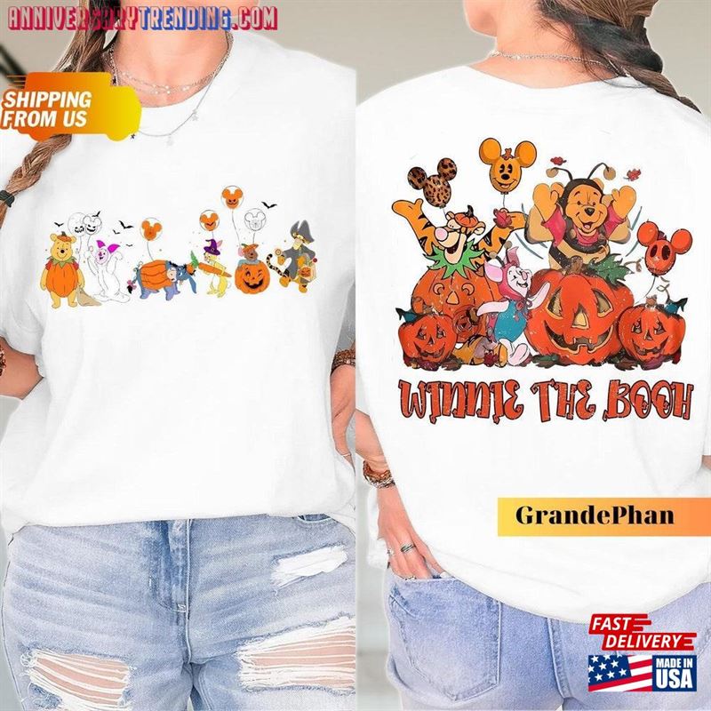 Winnie The Pooh Halloween Shirts And Friends Shirt Sweatshirt Unisex – Bipubunny Store